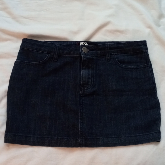 DONATED! Denim Mini Skirt - Picture 2 of 4